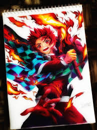 Players who have mastered this breath envision themselves seemingly creating and manipulating fire when unleashing. Tanjiro Kamado Demon Slayer Fan Art Slayer Demon