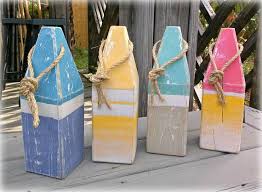 Decorative Buoy Pair Wooden Buoys Striped Lobster Buoy Etsy Maritime Decor Bottles Decoration Decor