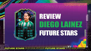 Diego lainez apareció en el equipo 2 de futuras estrellas que considera el videojuego de ea sports fifa 21, luego de sus más recientes destacadas actuaciones con el betis de manuel pellegrini. Fifa 21 Review De Diego Lainez Future Stars El Mejor Extremo Izquierdo De La Liga Santander