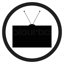 Available in png and svg formats. Tv Icon Black White Television And Tv Stock Vector Colourbox