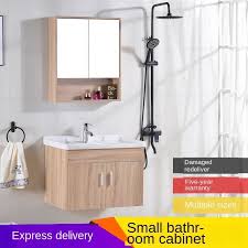Check spelling or type a new query. Solid Wood Bathroom Cabinet Wash Basin Cabinet Combination Washbasin Balcony Toilet Wall Mounted Small Family Simple Modern Nordic Shopee Singapore