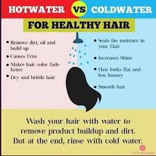 Hot Water Vs Cold Water Healthy Hair Tips Hair Treatment Beauty Supplies Hair