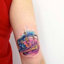 Watercolor Vrown Tattoo Tumblr Renkli Tac Dovmeleri Dovme Tattoo Tac