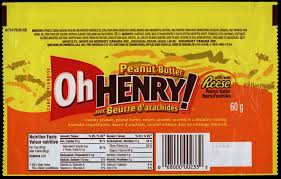 Canada Hershey Oh Henry With Reese S Peanut Butter Candy Bar Wrapper 2010 Reeses Peanut Butter Peanut Butter Candy Bar Wrappers