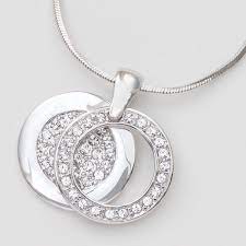 Circle Duo Necklace Touchstone Crystal Jewelry Touchstone Crystal Jewelry Swarovski Swarovski Jewelry