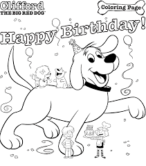 Coloring pages for kids all the coloring pages you will ever need. Clifford Coloring Sheets Coloring Home
