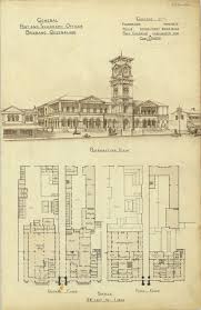 General Post Telegraph Offices Brisbane Concrete Posts Floor Scale Brisbane Queensland