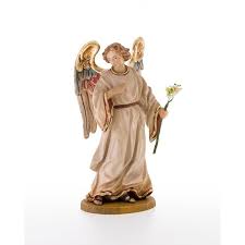 Potenza di el, forza di el, fortezza di el. L Annunciazione Arcangelo Gabriele Maestro Scultore In Legno Onli 27 00
