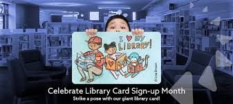 This month, the entire usa celebrates libraries by signing up for a library card. September Is Library Card Sign Up Month San Mateo County Libraries