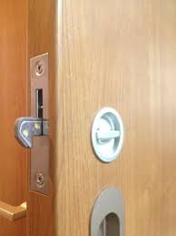 錠前取付 川口技研 引戸錠セパレートタイプ 屋内戸 鍵 交換 取り付け 大阪 住吉ロックサービス 錠前 屋内 戸