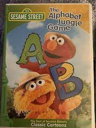 The alphabet jungle game (1998) Sesame Street The Alphabet Jungle Game And 123 Count With Me Dvd S Ebay