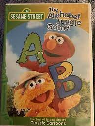 Every letter from a to y leads them on an animated alphabet . Sesame Street The Alphabet Jungle Game And 123 Count With Me Dvd S Ebay