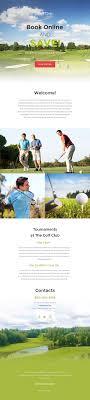 Template 57642 Golf Club Responsive Newsletter Template Responsive Newsletter Template Newsletter Templates Outdoor Travel