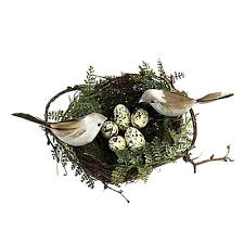 Check spelling or type a new query. Birds Nest With Artificial Birds And Yellow Bird Eggs Home Garden Decor Ebay