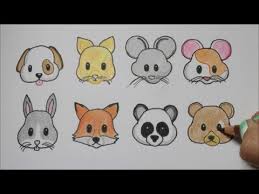 Alle Dieren Emojis Tekenen Deel 1 Youtube