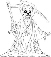 Grim Reaper Coloring Pages Best Coloring Pages For Kids Halloween Coloring Pages Scary Coloring Pages Skull Coloring Pages