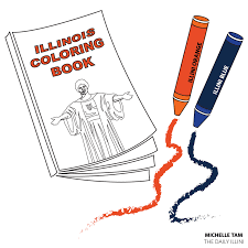 New year 2021 coloring pages for teens and adults: First University Adult Coloring Book Orange Blue And U Hits Stores The Daily Illini
