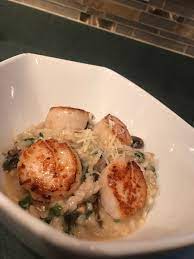 Place pan on the stovetop with high heat, then add the butter and avocado oil. Gordon Ramsay S Wild Mushroom Truffle Oil Risotto With Pan Seared Scallops Kwiatkowski Cookin
