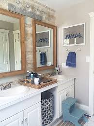 Delray coastal circle wall display shelf. Coastal Bathroom Ideas
