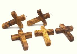 Polished Olive Wood Cross Made By Hand Christian Cross In 2020 Wood Crosses Olive Wood Cross Olive Wood