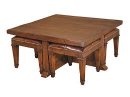 Square Coffee Table With Stools Underneath Home Interior Design Ideas In 2020 Coffee Table Coffee Table And Stool Set Coffee Table With Stools