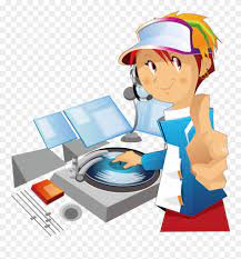 With over 100,000,000 downloads, virtualdj packs the most advanced dj technology. Dj Clipart Disc Jockey Disc Jockey Transparent Free Cartoon Playing Dj Png Download 4521554 Pinclipart