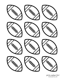 Download and print free football coloring pages. 17 Free Football Coloring Pages Party Printables Print Color Fun