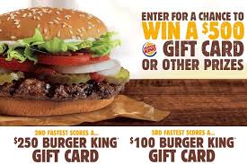 Purchase the brands our customers love to give. Quickly Burger King Gift Card Giveaway Sweepstakesbible