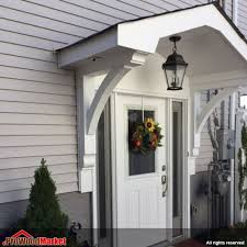 Tips for creating a gorgeous entryway garden. Wood Bracket 10t11 Front Door Entryway Front Door Awning Front Porch Design