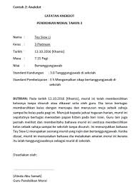 * pengajaran lebih berfokus untuk membina kemahiran karakter dan sahsiah murid. 15 Contoh Instrumen Pentaksiran Bilik Darjah Pbd