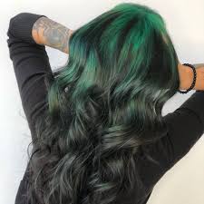 Black And Green Ombre Hair Green Hair New Hair