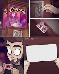 Adam Ellis Fortune Teller Card Memetemplatesofficial