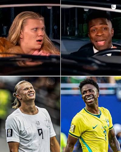 An AI-generated video meme recreating an iconic scene from White Chicks  with Erling Haaland and Vinícius Jr. went viral ahead of Brazil vs  Norway... and it even reached Haaland. The Norwegian striker