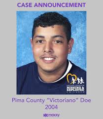 Please read and share. Moxxy Forensic Investigations is asking for  contributions towards laboratory and genealogy testing for this young man.  He is one of 1200 Does in Pima County, AZ. Please contribute