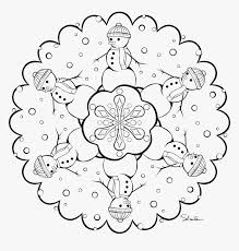 The heart shape is used everywhere in the world as a symbol of love, friendship and affection. Christmas Mandalas Coloring Pages Hd Png Download Transparent Png Image Pngitem