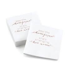 50 Pop The Champagne She S Changing Her Name Bridal Etsy Bridal Shower Cocktails Napkins Bridal Shower Printed Bridal Shower Invitations