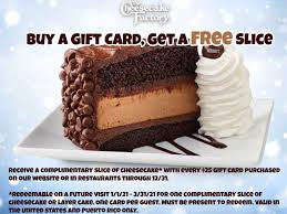 You can also choose to enter your own amount. July 2021 Free Slice With Your Gift Card All Month At The Cheesecake Factory Restaurants Thecheesecakefactory Coupon Promo Code The Coupons App