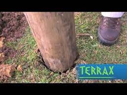 18.05.2011 · terrax® is a digging tool designed to cut through tree roots, concrete and. Terrax How To Dig And Compact Post Holes Youtube