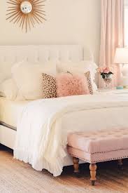 In a bedroom, fabrics can veer toward the outright romantic and. Bedroom Decor Ideas A Romantic Master Bedroom Makeover The Pink Dream