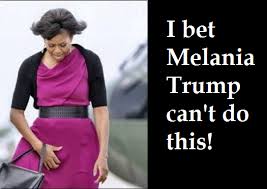 Image result for michelle Obama bulge