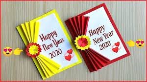 Use these new year card messages to add to personalized new year cards and new year gifts to make an impact with friends and family as you enter the new year. Easy And Beautiful Card For New Year 2020 New Year Card Making Handmade Diy New Year Card 2020 Youtube