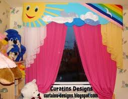 No matter what theme or color scheme you choose for your kid's room, curtains are important pieces that almost surely when chosen the right way, will complement the decor. Cool Curtain Design For Kids Room Windows Cool Kid Curtain Style Kids Room Curtains Cool Curtains Orange Kids Curtains