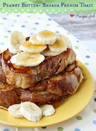 Peanut Butter Banana French Toast With Honey Drizzle Banana French Toast Recipes Food