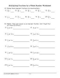 Multiplying Fractions By Whole Numbers Worksheet 4th Grade 4 Nf 4 Multiplying Fractions Fractions Number Worksheets