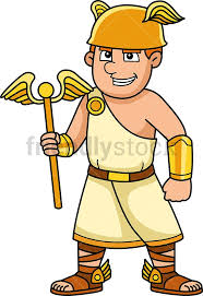 Hermes Greek God Royalty Free Stock Vector Illustration Of Hermes Mercury One Of The Ancient Greek Olympian Gods Greek Gods Greek Olympians Cartoons Vector