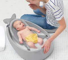 4.4 out of 5 stars with 54 ratings. Skip Hop Moby Smart Sling 3 Stage Baby Bath Tub Pottery Barn Kids