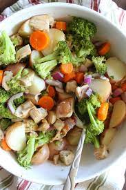 Broccoli And Chicken Salad With Lemon Dressing Recipe Girl