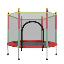How big is a 2 string trampoline bed? Round Indoor Mini Trampoline Child Playing Jumping Bed Exercise Enclosure Pad Random Color Buy At A Low Prices On Joom E Commerce Platform