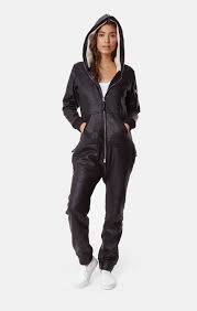 Soft Bomber Jumpsuit Black Onepiece Premium Onesies Celebrities Leather Jacket Leather Jumpsuit Black Jumpsuit