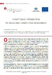 These typical examples show how other businesses have managed risks. Functional Separation Of Sales And Credit Risk Assessment
